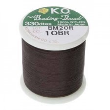 KO Beading thread Dark brown 10 